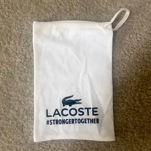 Lacoste drawstring bag